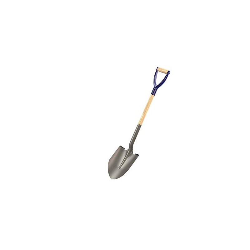 Bon Tool 14-256 Contractor Grade Round Point Shovel with 27-Inch