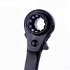 Boxonly Ratchet Podger Spanner Quick Release Erecting Scaffold Tool Double