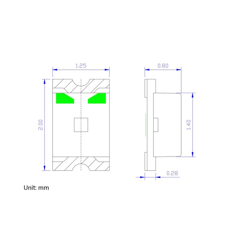 EDGELEC 20pcs Prewired 0805 Red SMD LED Light Emitting Diode