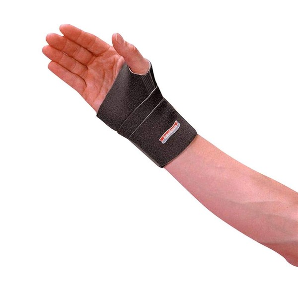 Fabrifoam - 81703453 X-treme CarpalGard Wrist Support, Recommended for Carpal Tunnel Syndrome, Wrist Pain, Wrist Strain and Arthritis, X-treme Black, Left, Adult Small