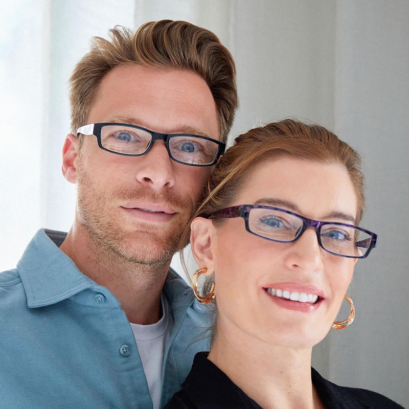 Die Lesebrille Unternehmen Rot Leicht Komfortables Leser Wert 2er-Pack Herren