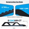 MUOZLOP 12 inch Masonry Reciprocating Saw Blades,2TPI Carbide Blade Strong