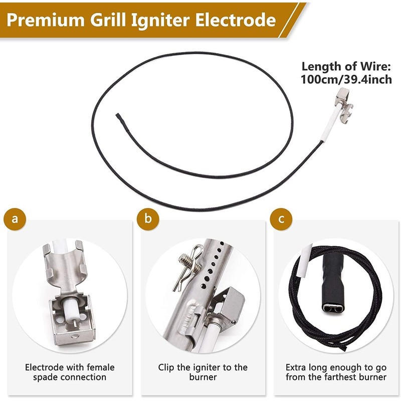 Criditpid Grill Replacement Parts for Charbroil Advantage 4 Burner 463344116,
