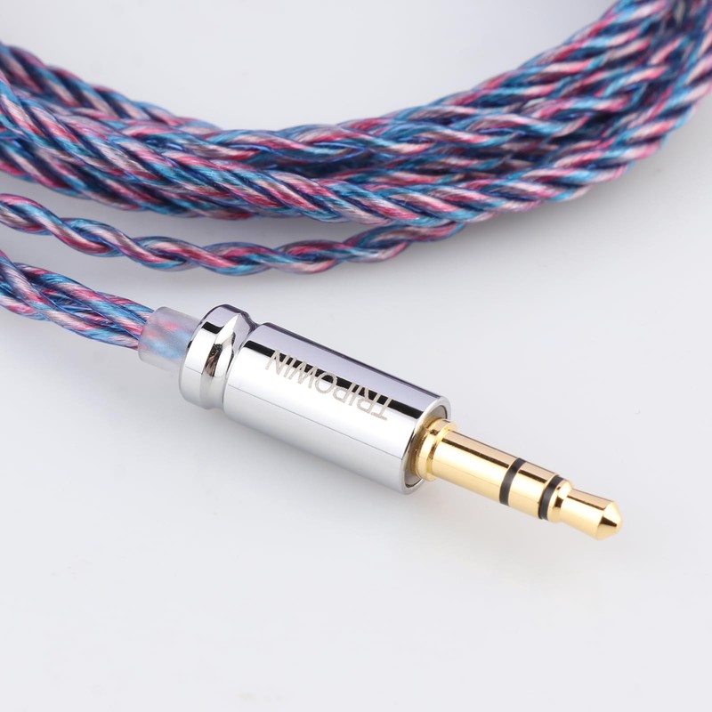 Linsoul Tripowin Sirene 4 Cores IEM Cable, 24AWG OFC Replacement
