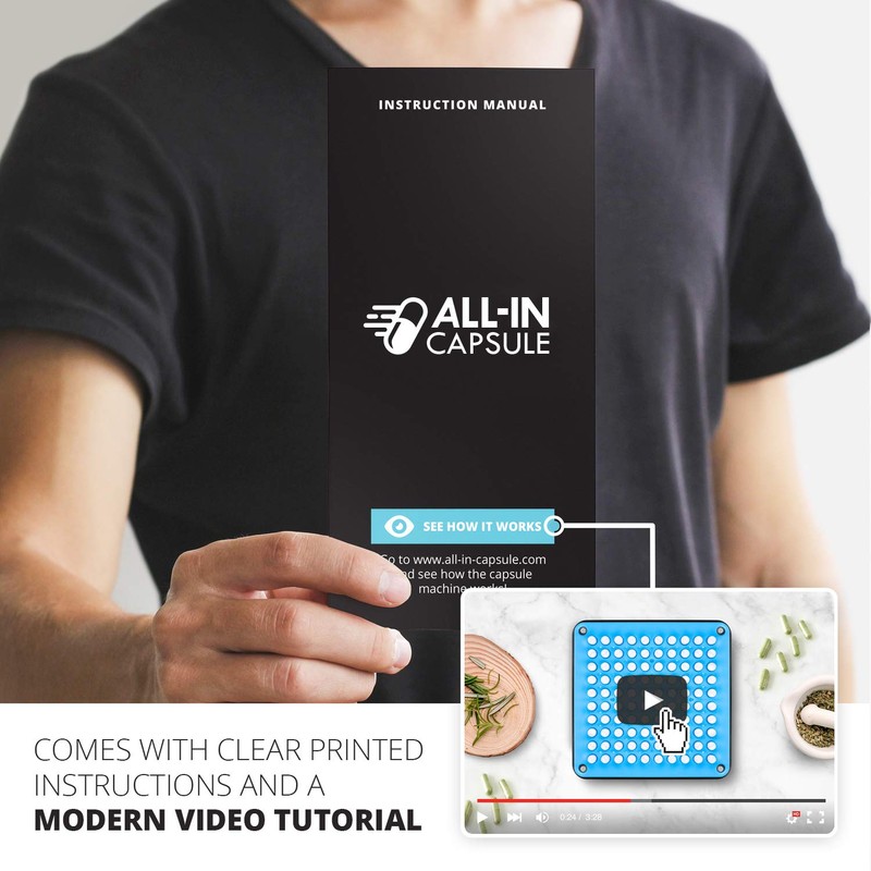 ALL-IN Capsule Filling Machine for Size 0 - Make Your