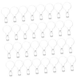 Operitacx Pack of 800 Pendants, Craft Accessories, Necklaces, Jewellery Hangers, Transparent Hangers, Necklaces, Charms, Plastic Hangers for Necklaces, Small Plastic Hangers, Versatile