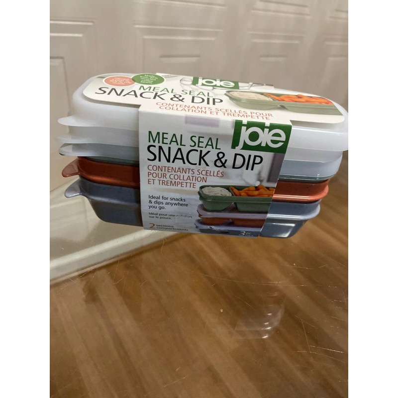 Joie Meal Meal Seal Snack & Dip Container, Set of