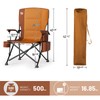 TIMBER RIDGE Oversized Folding Camping Chair High Back Heavy Duty