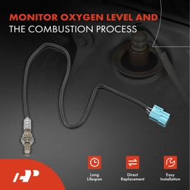 A-Premium - Sensor de oxígeno O2 compatible con Nissan Pathfinder 2001-2002 y Infiniti QX4 2001-2003, 3.5L, ascendente y descendente, juego de 4 piezas