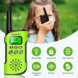 AWANFI Walkie Talkie, AWANFI Walkie Talkies for Adults Kids, Rechargeable Two-Way Radio
