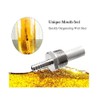 Joywayus 0.5 Micron Stainless Steel Aeration Stone Inline Oxygenation Diffusion
