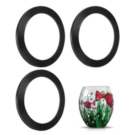 3-Pack Stained Glass Lead Lines - 3mm 216ft Glass Decal Leading Lines roll (Total 648ft) - Black PET Stained Glass Faux Lead Lines for Glass Painting Surface Gallery Window