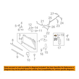 Subaru Coolant Tank Hose - 45162AG02B