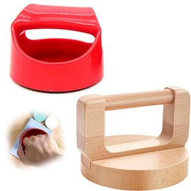 1Pc Wood Block Printing Baren and 1Pc ABS Printing Baren Tool for Crafting, Printing, Inking and Stamping, Ideal for Block Printing Linocut Crafting Scrapbooking