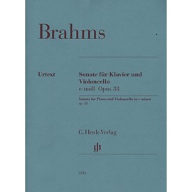 Sonate für Klavier und Violoncello e-moll op.38: revidierte Ausgabe