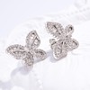 Heart Earrings Hypoallergenic Stud Earrings For Women Trendy, Iced Out