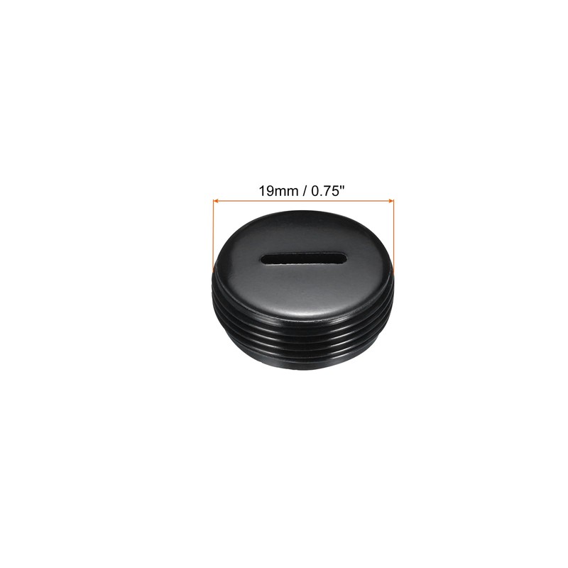 sourcing map Carbon Brush Holder Cap Motor Electric Brush Plastic