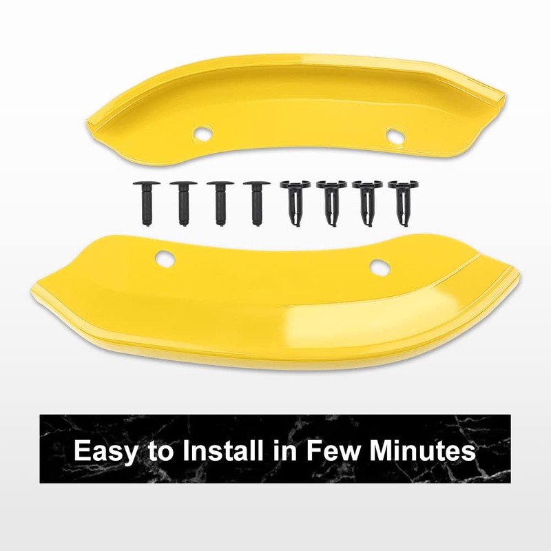JDMON Front Bumper Lip Splitter Protector Compatible with Dodge Challenger