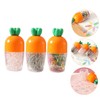 jojofuny 1 Set Creative Carrot Paper Clips Multi Use Clips