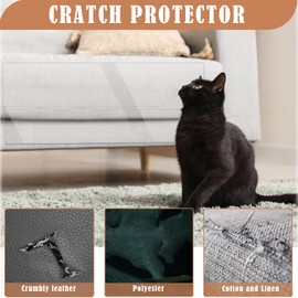 Kratzfolie Katzen Selbstklebend,Katzen Kratzschutz Sofa Transparent, Kratzfolie Katzen Selbstklebend,Kratzschutz Wand, Kratzschutzfolie, Für Möbel, Sofas, Türen, Wände(30cm*5m)