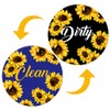 Dishwasher Magnet,Clean Dirty Sign Indicator- Double Sided Magnet with Magnetic