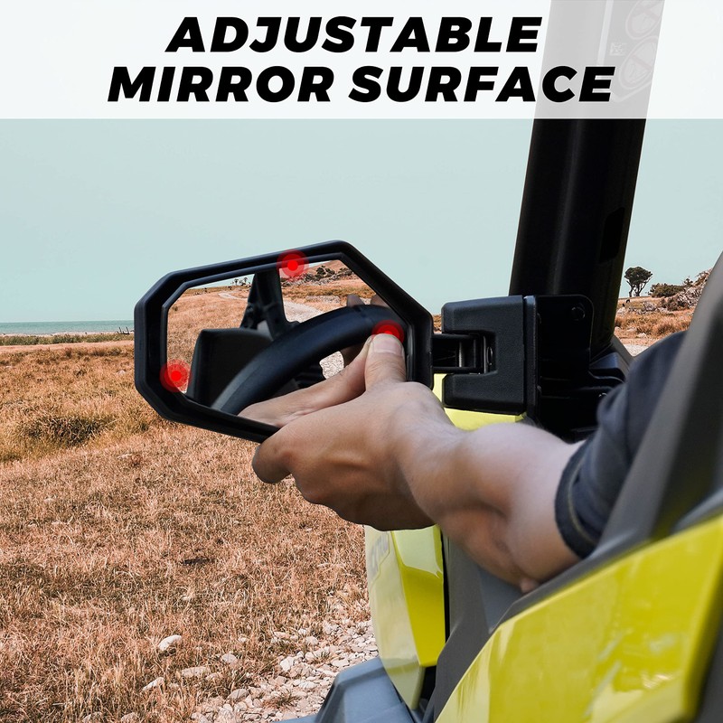 KATIMOTO Side Mirrors for Can Am Maverick Trail Sport Commander