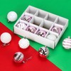 Meleager Christmas Baubles Pink Purple, 12 Pieces Christmas Tree Baubles