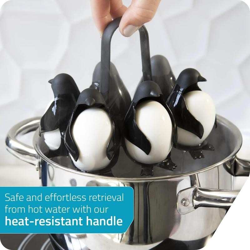 Peleg Design Egguins 3-in-1 Cook, Store and Serve Egg Holder,