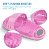 meidong Silicone Shower Foot Scrubber Personal Foot Massage and Cleaning,