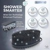 Avilana Silver Edition Exfoliante Corporal Silicón Cepillo Baño Doble Cara