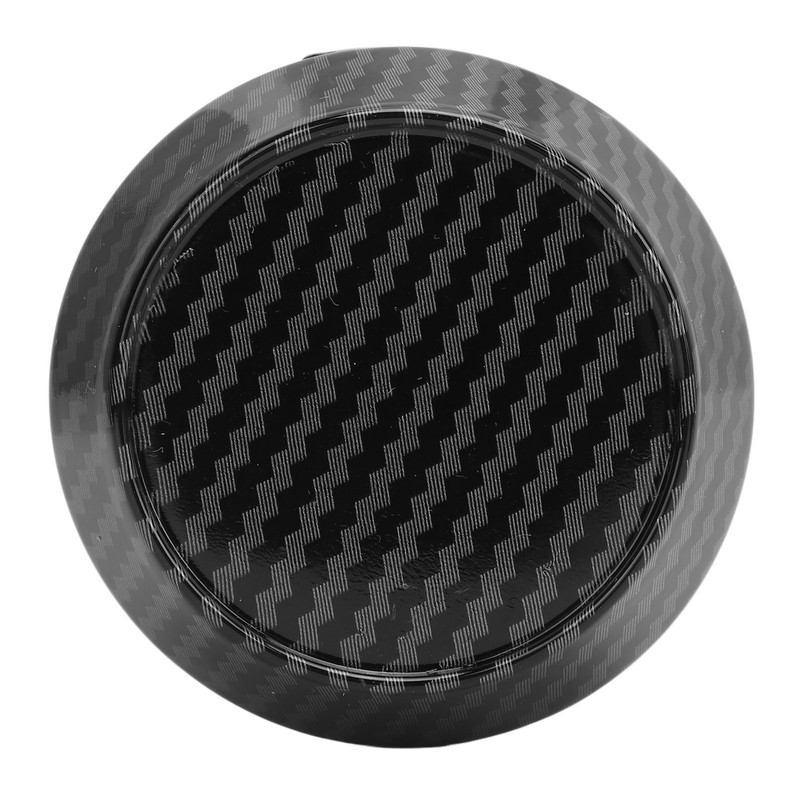 4 Pcs 60mm Wheel Center Caps Carbon Fiber Style Tyre