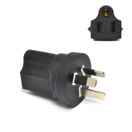 Ceptics Australia, New Zealand, China AS3112 Travel Power Plug Adapter Accepts NEMA 5-15R - ETL Certified - Industrial Grade (IG-16)