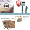 boshiho Small Wallet for Women RFID Blocking Vegan Cork Womens
