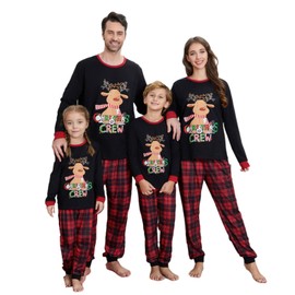 Christmas Pajamas for Family Matching Family Christmas Pajamas Matching Sets Xmas Pjs Sleepwear(AB3-V, 12 V)