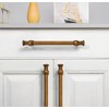 khtumeware 2 Pack 3-1/2inch(89mm) Hole Center Antique Brass Cabinet Pulls