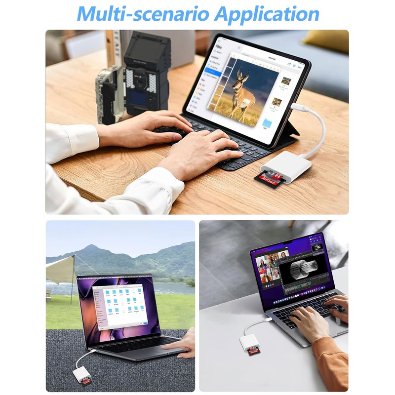 SD Card Reader USB C, 104 MB/S SD Card Reader