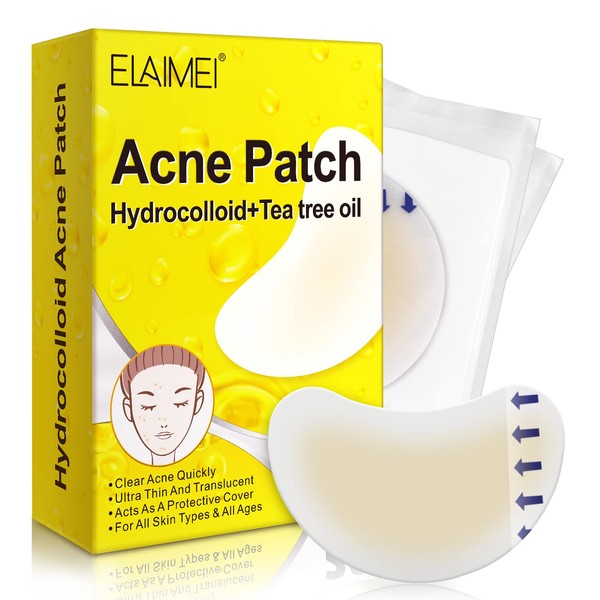 Hydrocolloid Acne Patch(20 Patches), Large Spot Control Cover With Long Size, Extra Larger Acne Pimple Patch for Covering Large Breakouts, Spot Patch, Stickers for Body, Cheek, Forehead, and Chin