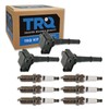 TRQ TRQ Ignition Kit Ignition Coil Spark Plugs Compatible with 1995-1998 Toyota T100