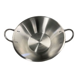 Prolinemax 30-3/4''L x 24-5/8''W x 9-1/2''H Carnitas Cazo Stainless Steel Caso Pot Pan Wok