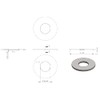 edelstahlonline24 Round Diameter 100 mm, Thickness 6 mm, with Diameter