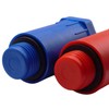 SKIR'CO (2 pcs) Construction Plugs 1/2", Red and Blue Plastic