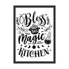 WBdesignz Bless This Magic Kitchen - Kitchen Picture Cooking Poster