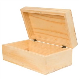 INSTACASE Caja para Regalo De Madera Natural, Estuche para Regalo, Joyero para Regalo