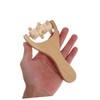 Gatuida 4pcs Handheld Wooden Massager Set Ergonomic Body Massage Roller