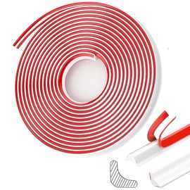 White Quadrant Trim,Skirting Board,Caulk Strip Moulding Trim,Peel and Stick Trim,Seam Wall Sticker,Flexible Molding & Wall Trim For Ceiling/Corner/Furniture/Home Decoration (0.8CM*10M/0.31IN*32.8FT)