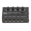 4 Channel Mixer Black Ultra Low Noise 4 Channel Compact
