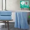 Polyte Sábana de Baño XL Microfibra Waffle 430 gsm, Set,