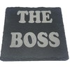 Laser Amore Funny Slate Coaster Set for Couples - 'The