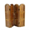 Melody Jane Dollhouse Walnut 4 Foldable Panel Bandage Display Room