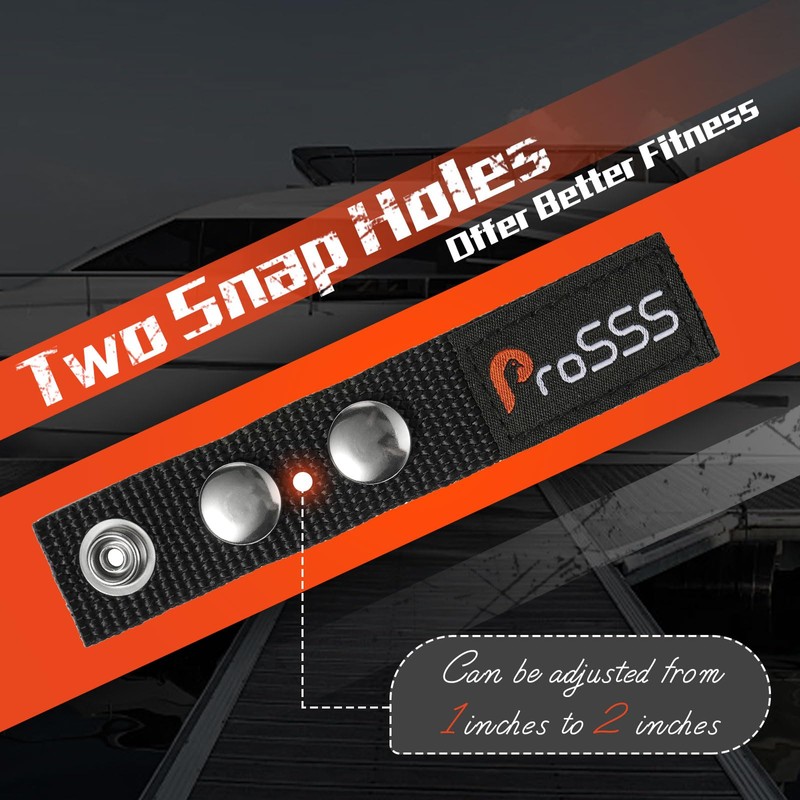 ProSSS Boat Cover 304 Steel Snap Extender for Boat Canvas,